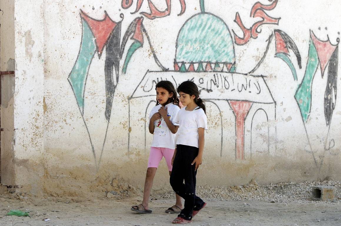 Palestinske flyktninger på Vestbredden. Foto: UN Photo/Stephenie Hollyman.